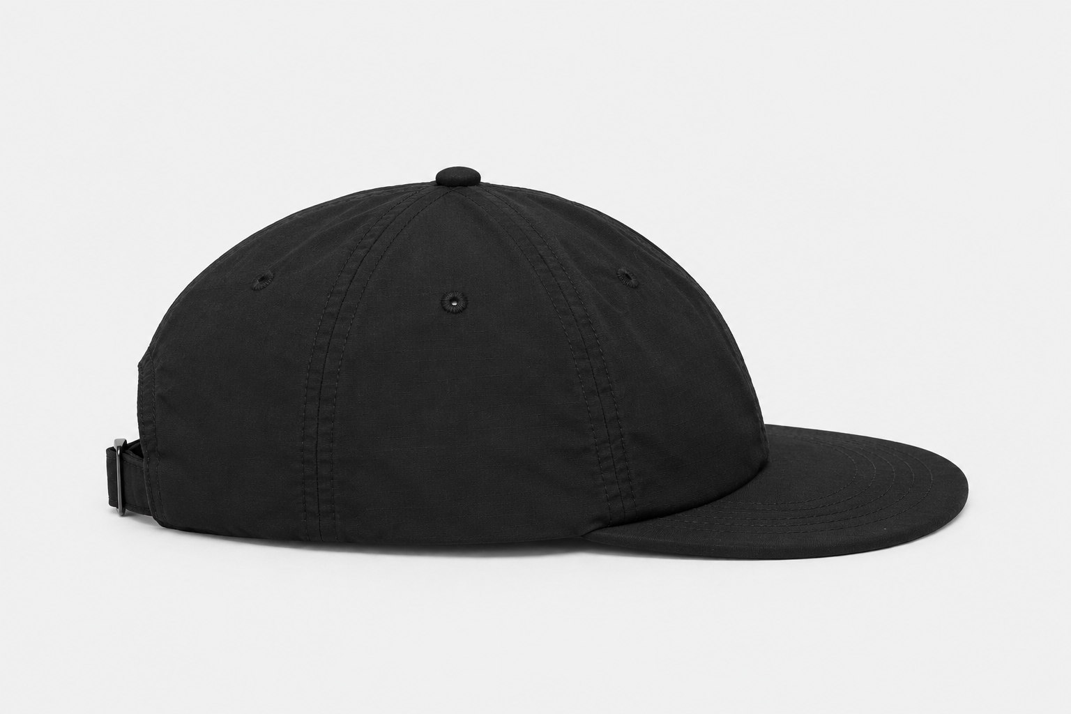 Six panel de poliamida -Preto