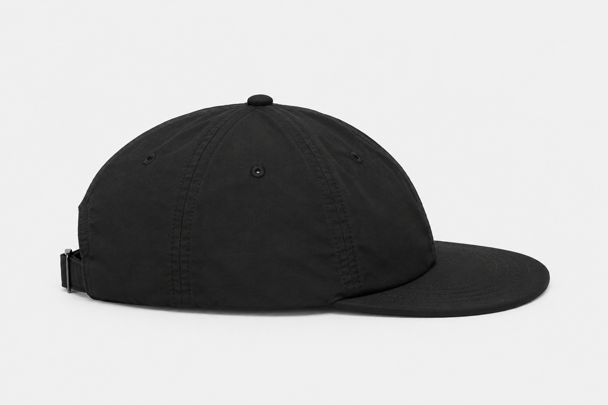 Six panel de poliamida -Preto