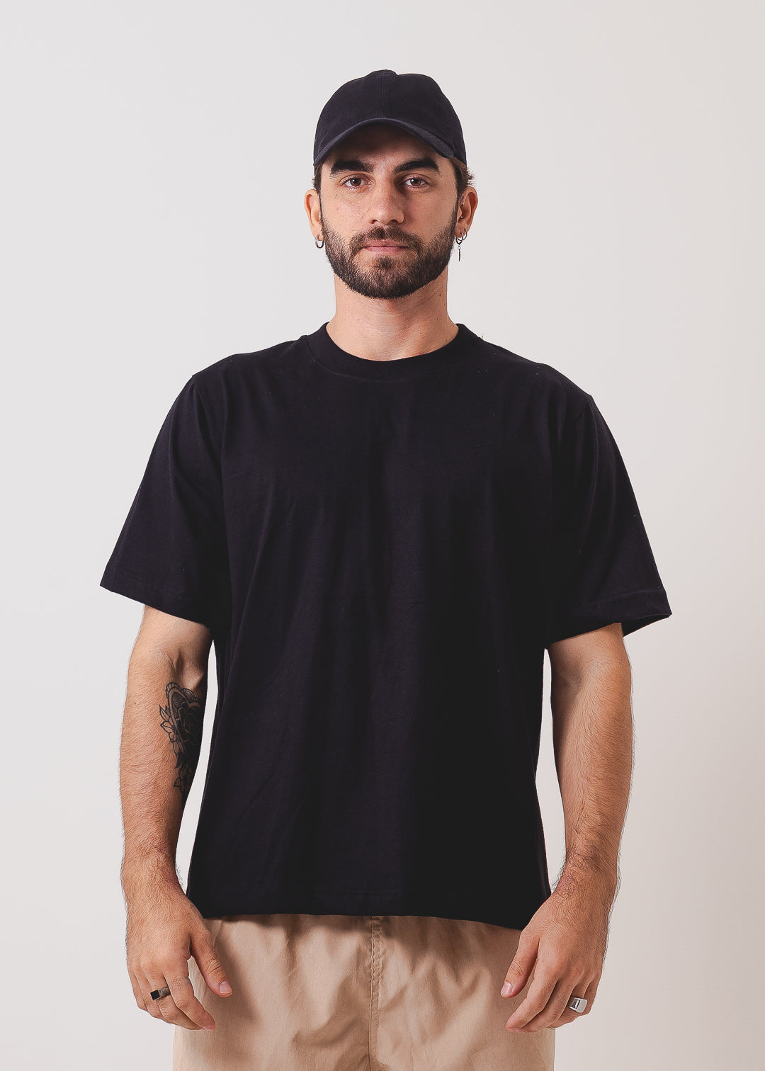 Tshirt Boxy - Preta