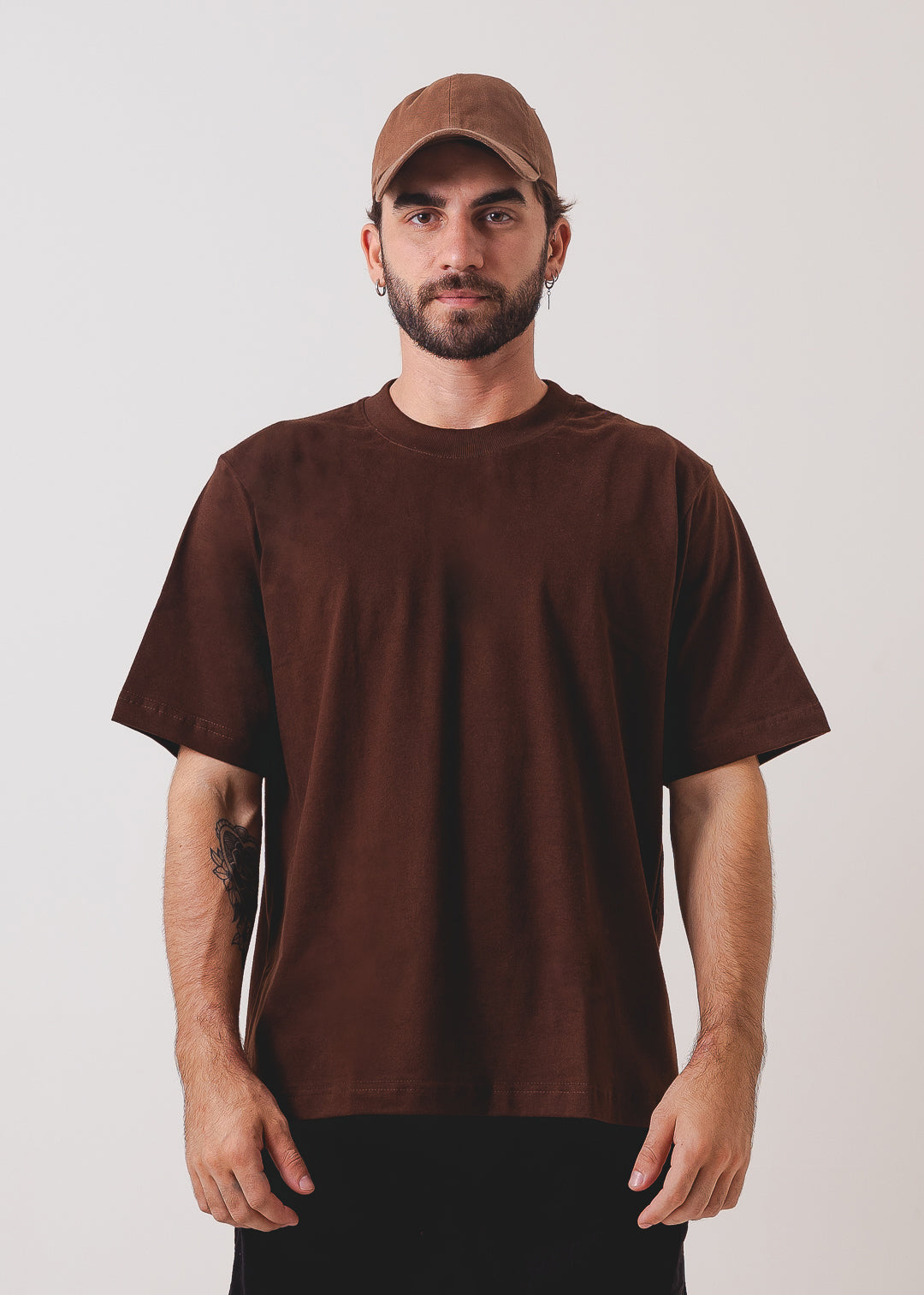 Tshirt Oversized - Marrom 2028