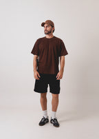 Tshirt Boxy - Marrom Café