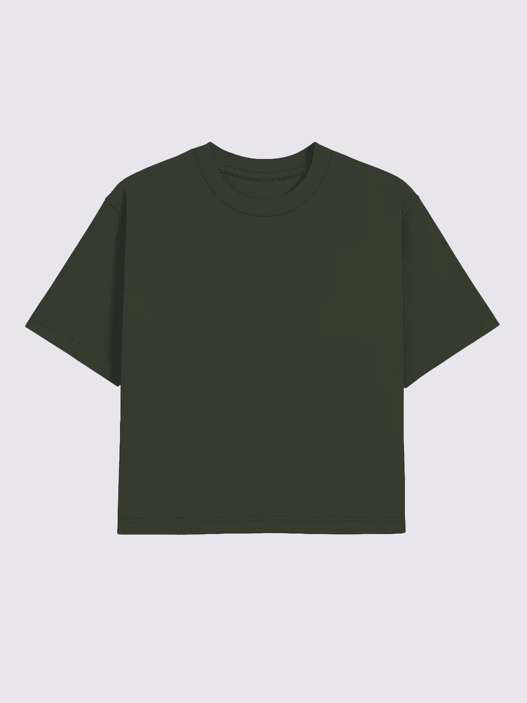 Tshirt Boxy - Verde