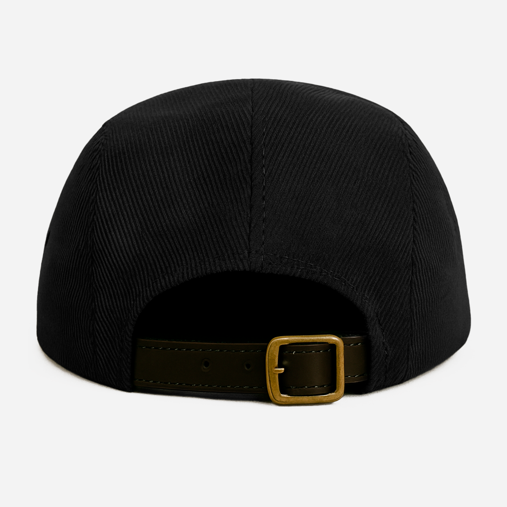 Five Panel Cotele Algodão - Preto