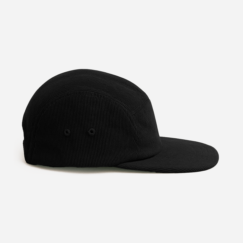 Five Panel Cotele Algodão - Preto