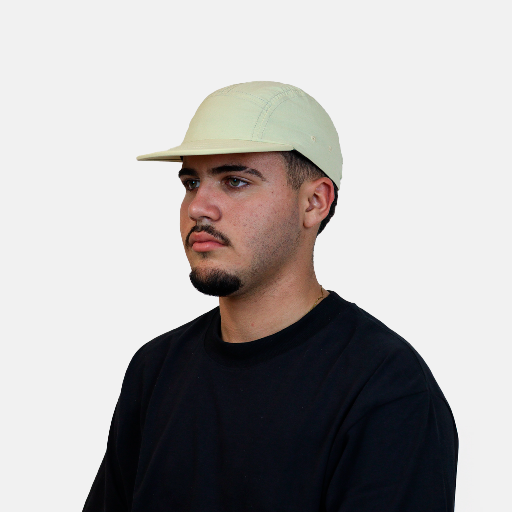 Boné Five Panel Bege