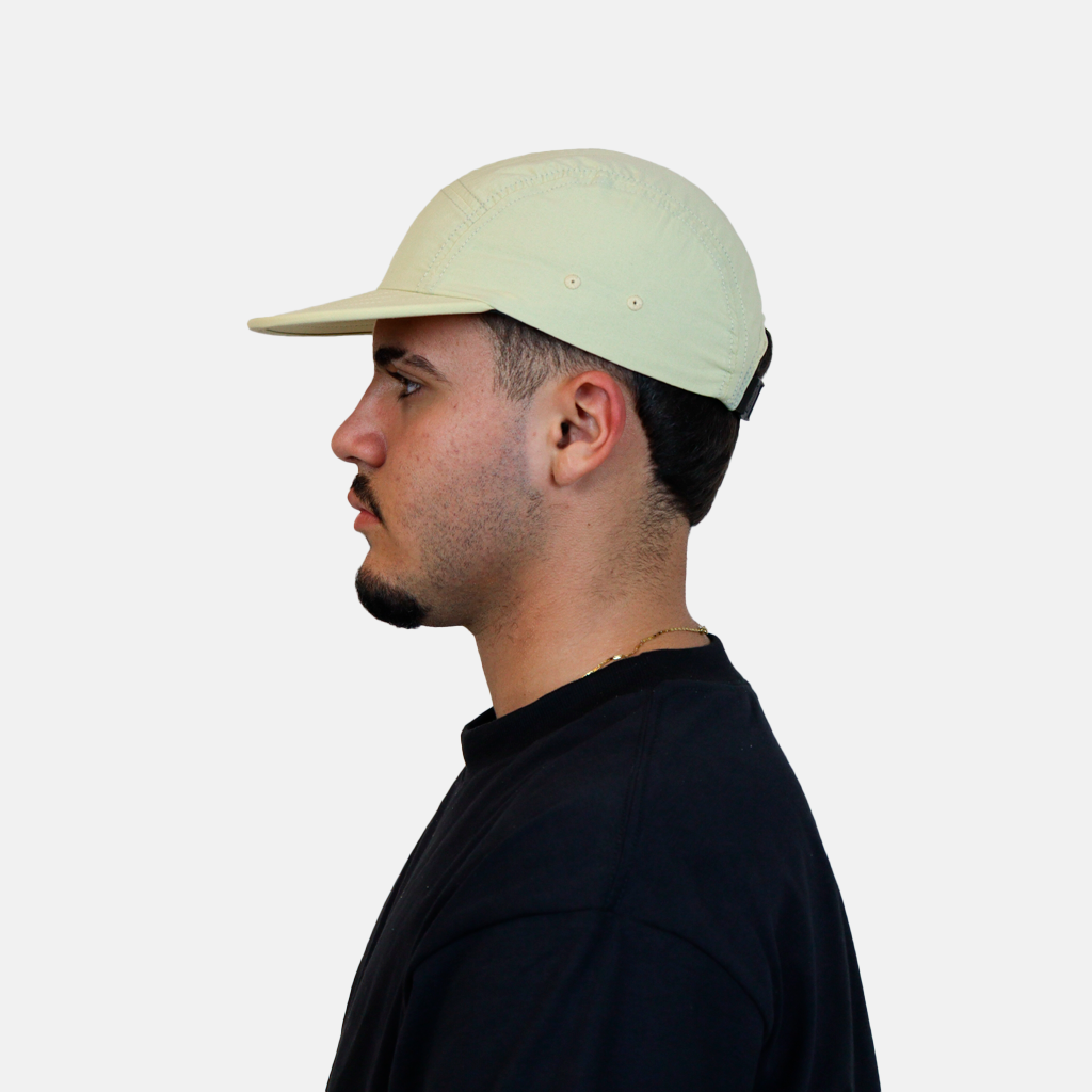 Boné Five Panel Bege