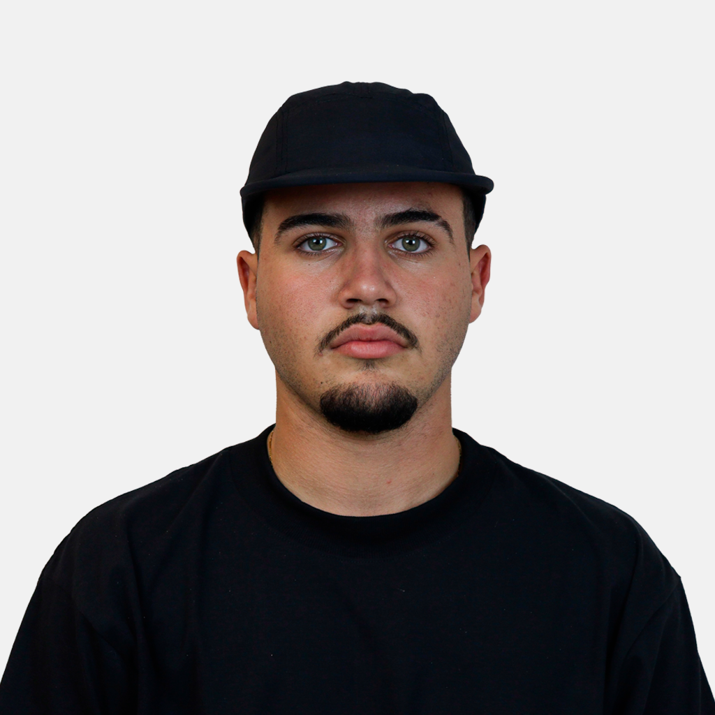 Boné Five Panel Preto