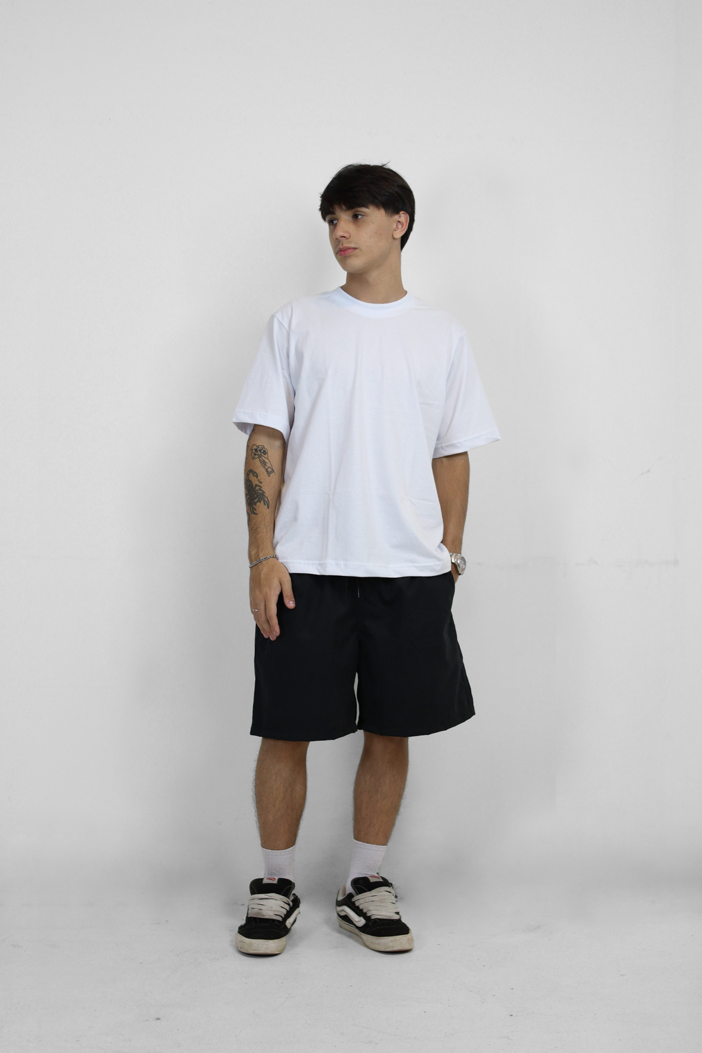 Short Peletizado - Preto