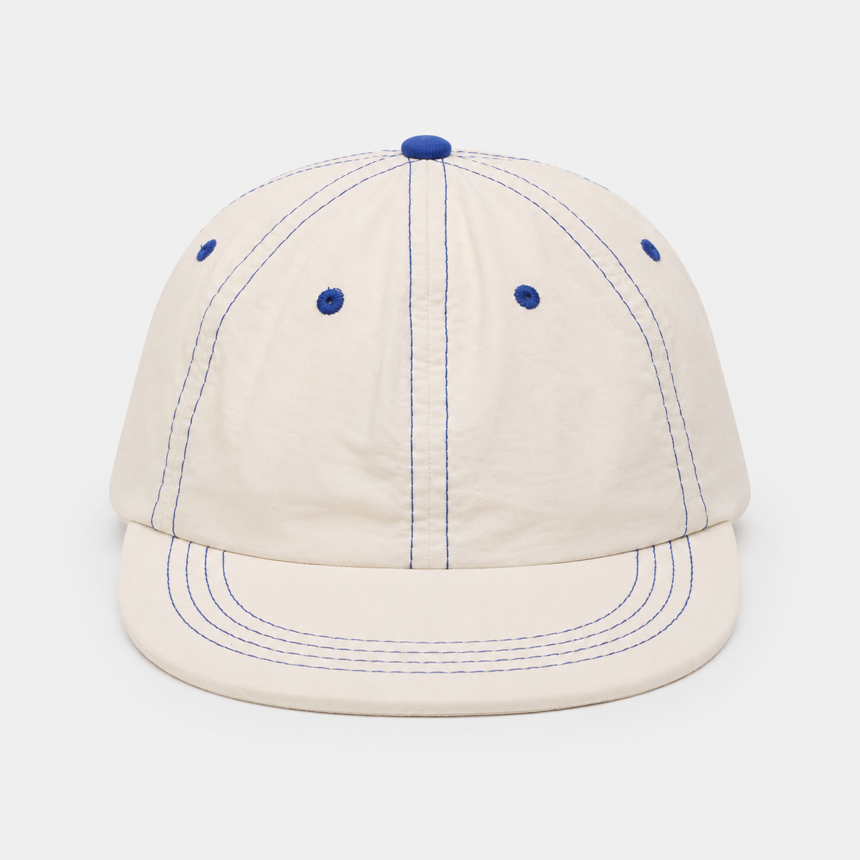 Six panel Branco com linha Azul