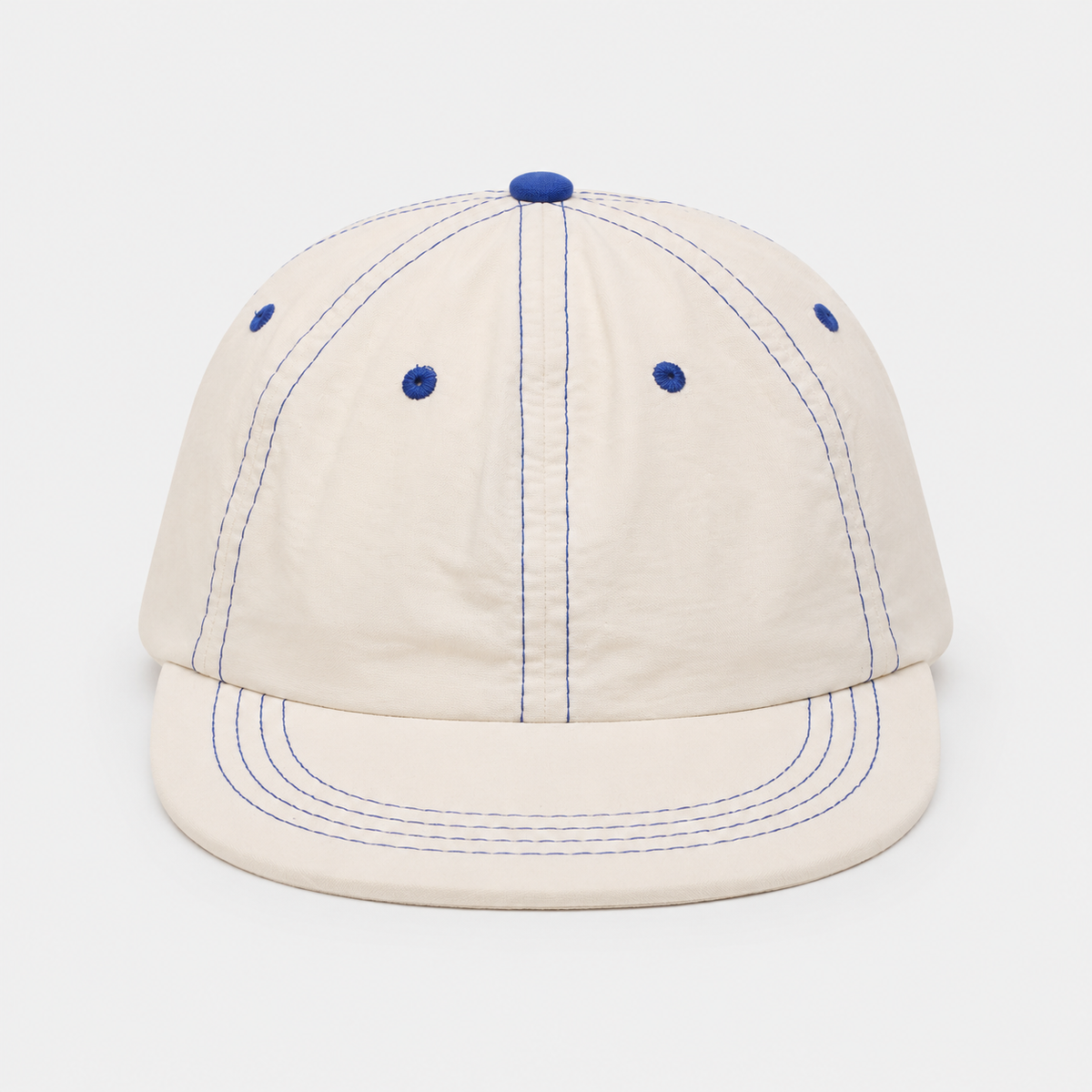 Six panel Branco com linha Azul