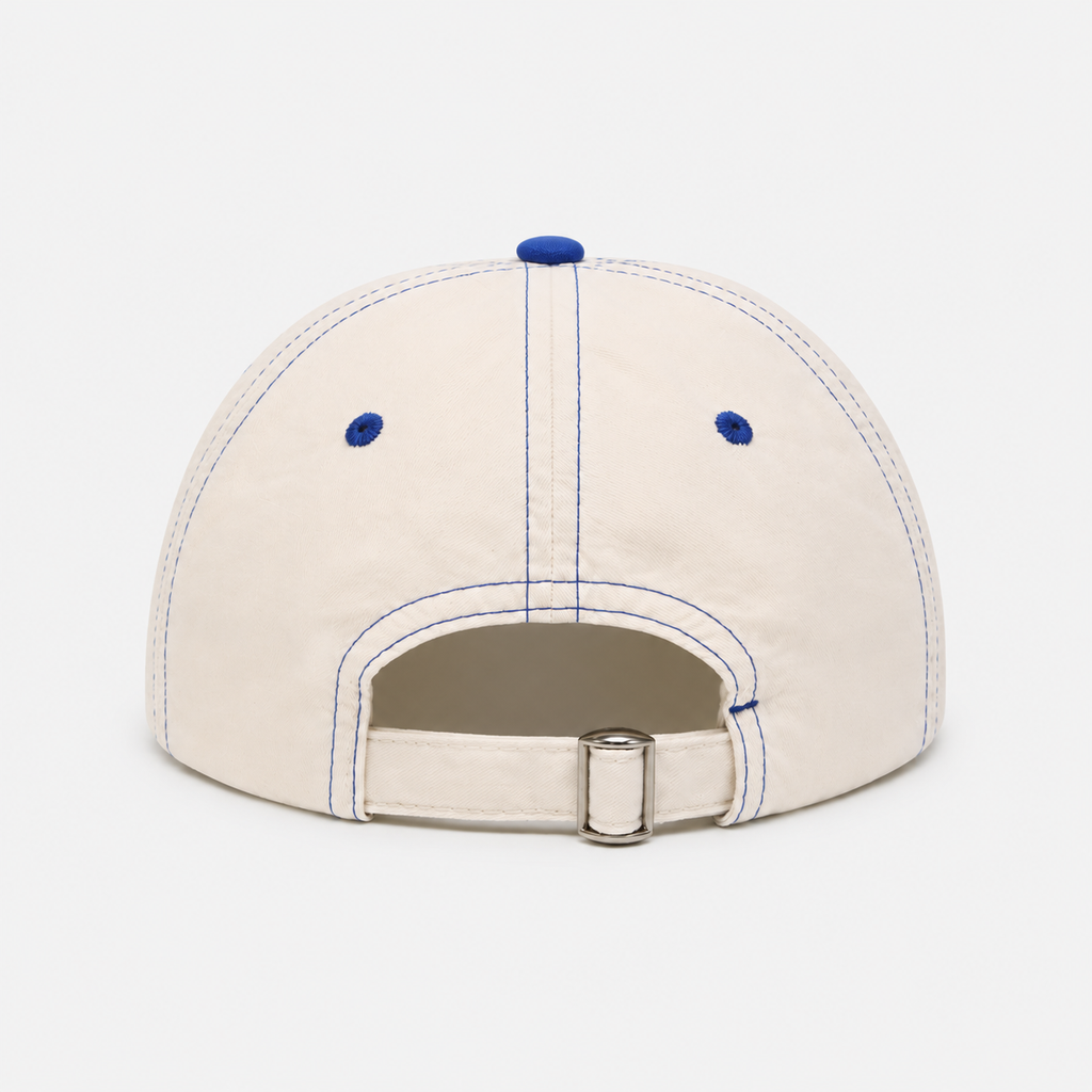 Six panel Branco com linha Azul