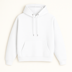 Moletom Canguru Streetwear - Branco