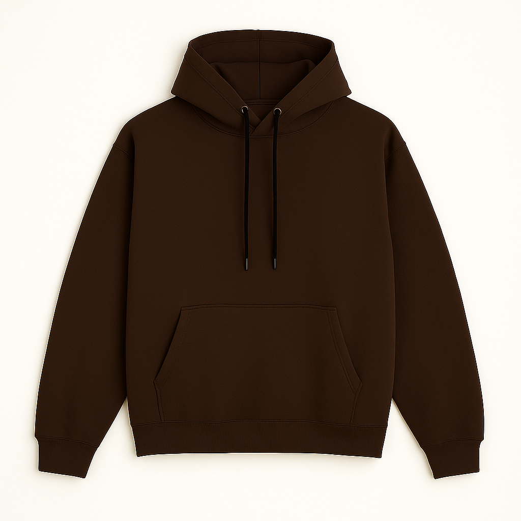 Moletom Canguru Streetwear - Marrom