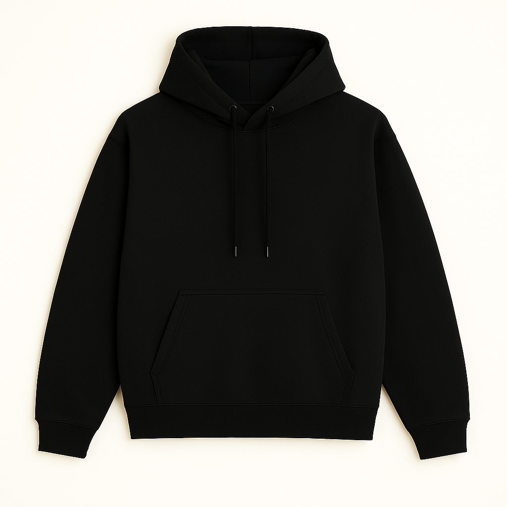 Moletom Canguru Streetwear - Preto