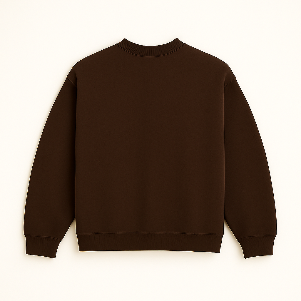 Moletom Careca Streetwear - Marrom