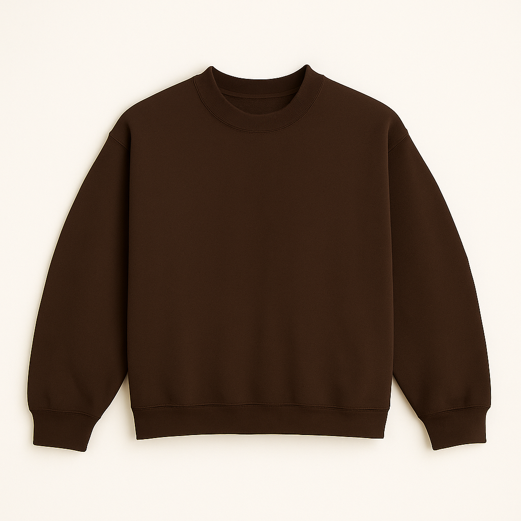 Moletom Careca Streetwear - Marrom