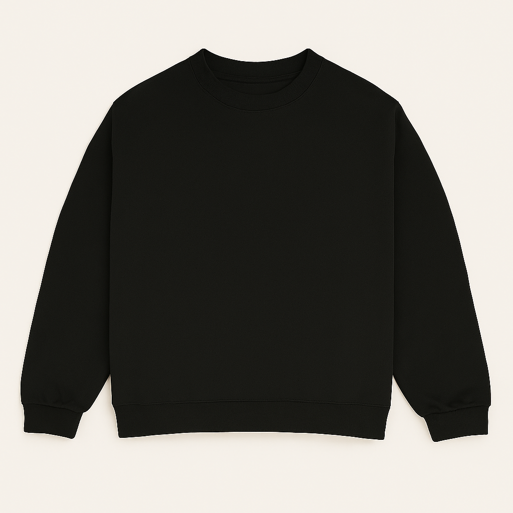 Moletom Careca Streetwear - Preto
