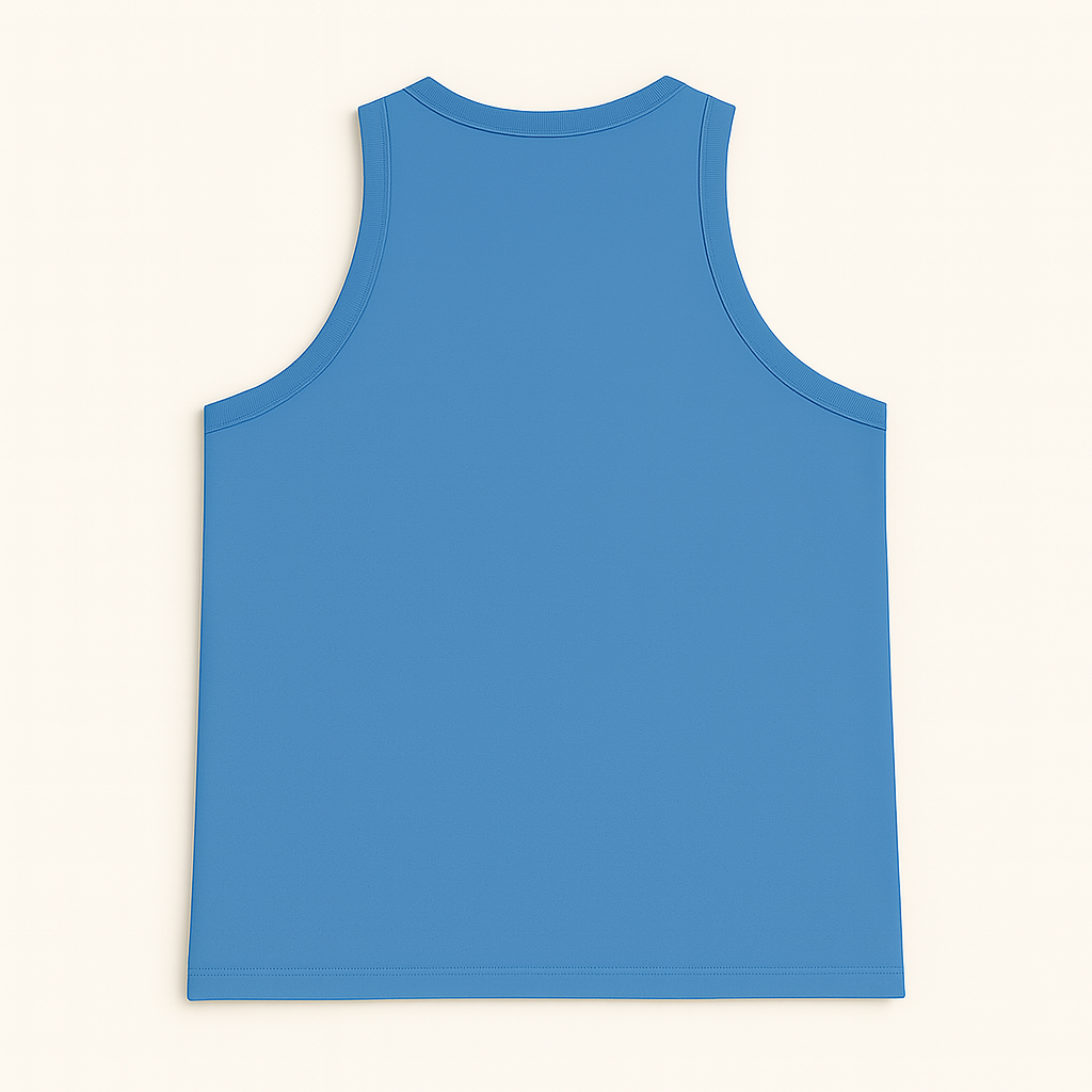 Regata Streetwear 100% Algodão - Azul Céu