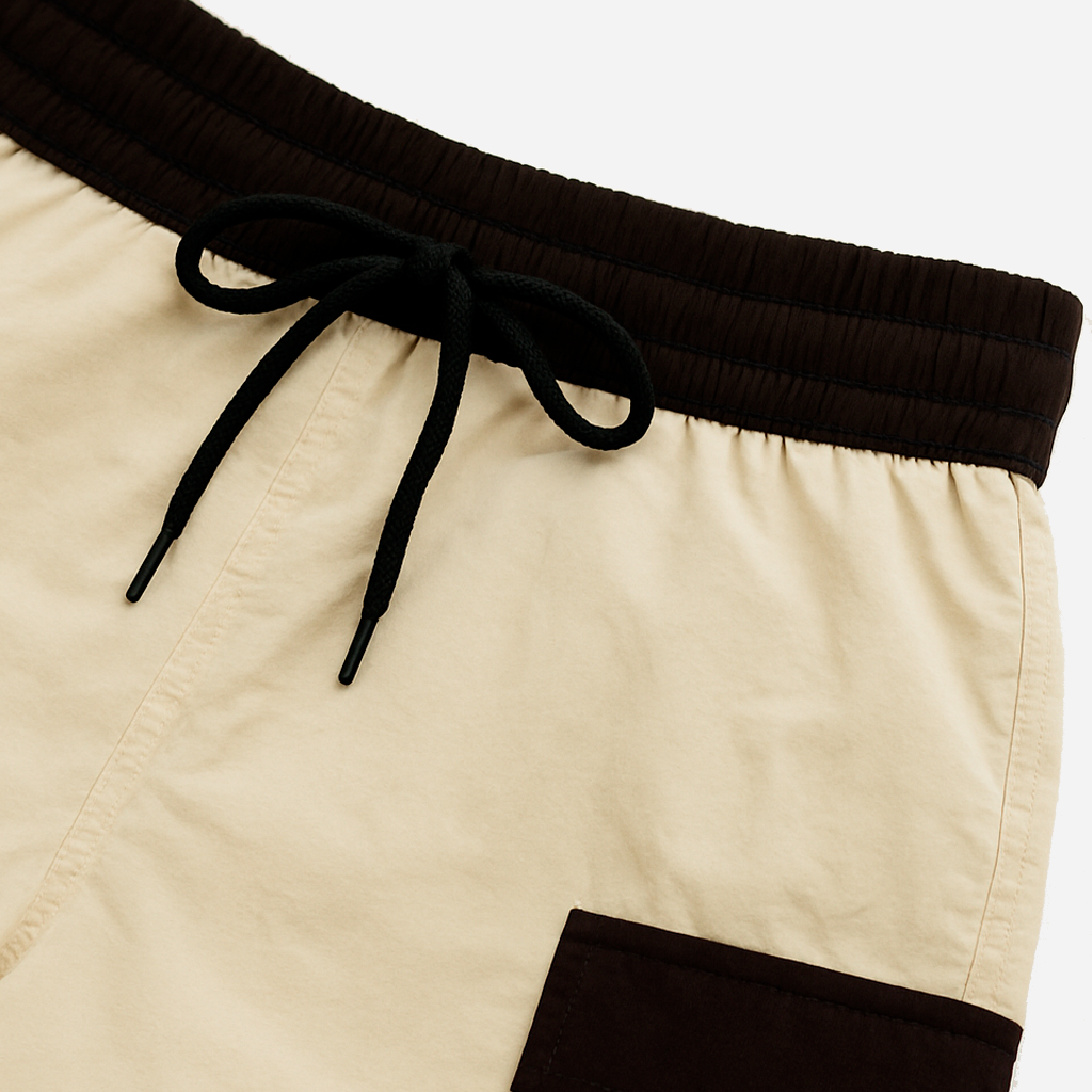 Short Cargo - Bege com Marrom