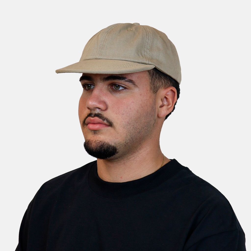 Boné Six Panel Bege