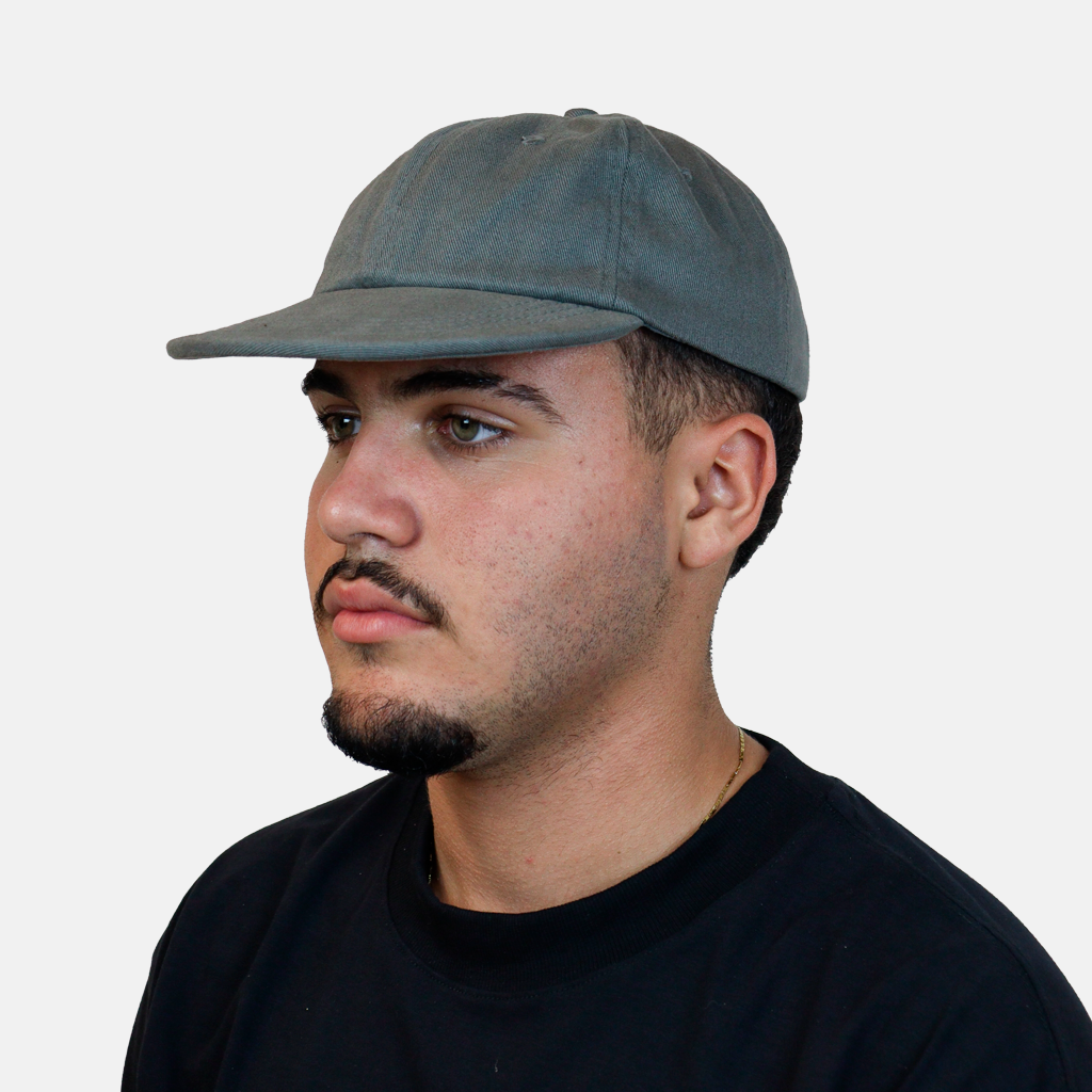 Boné Six Panel Chumbo