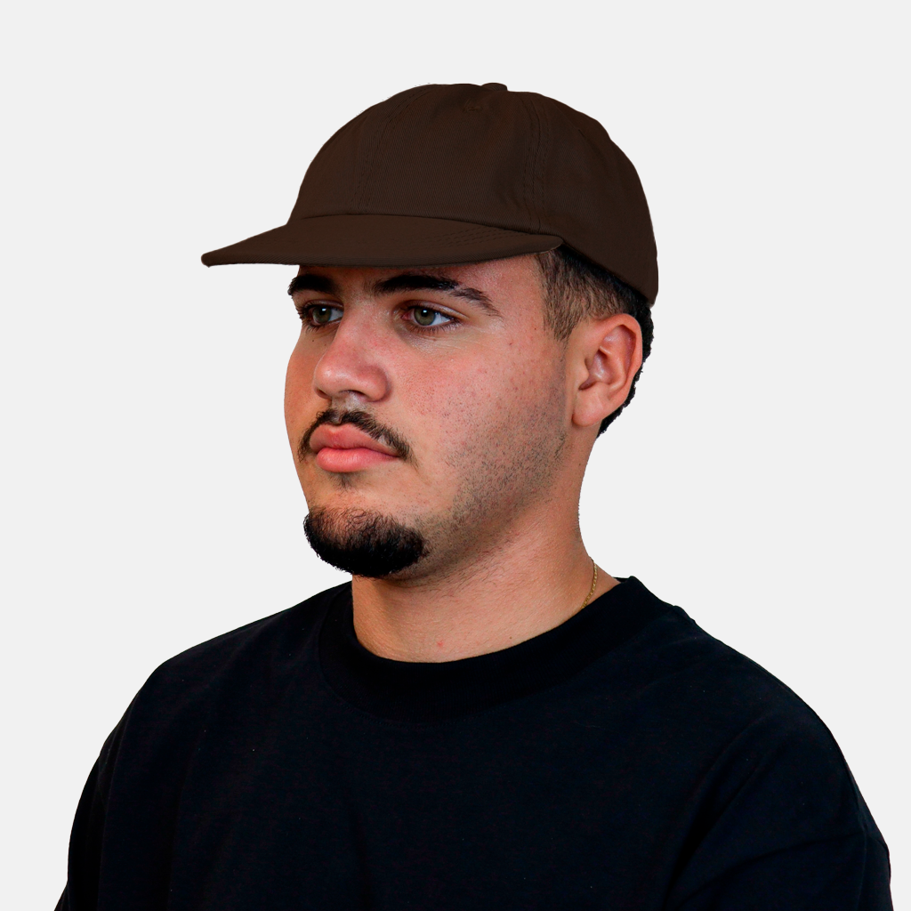 Boné Six Panel Marrom