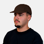 Boné Six Panel Marrom