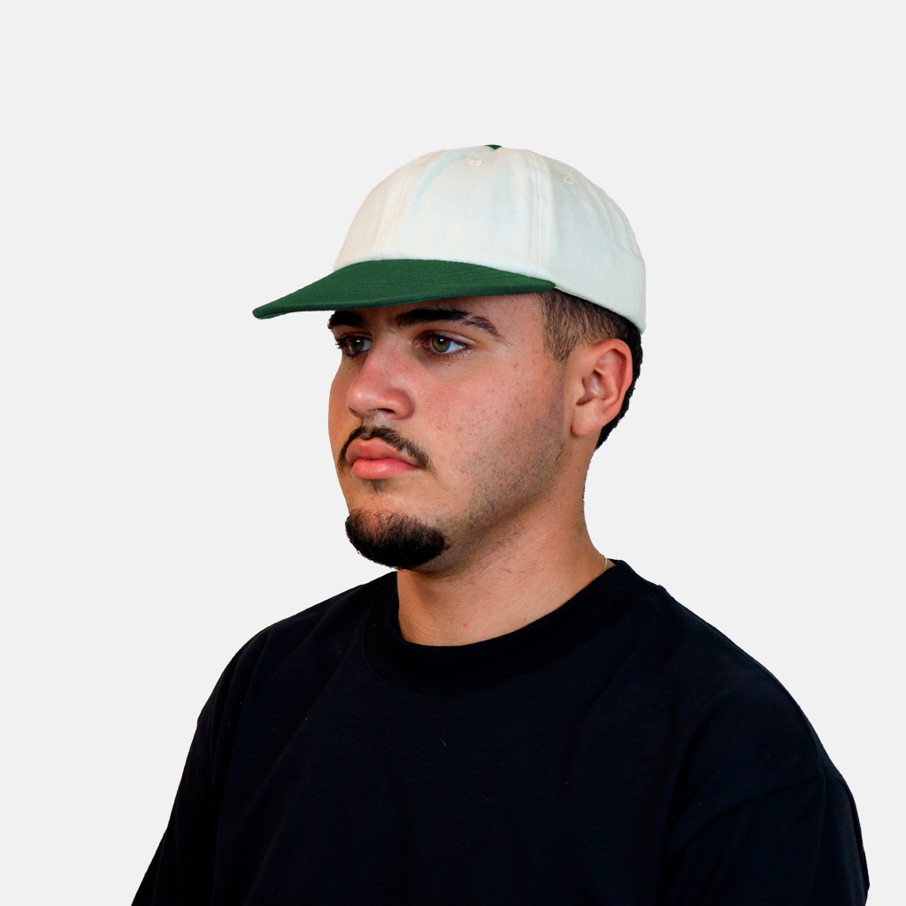 Boné Six Panel Off com Verde