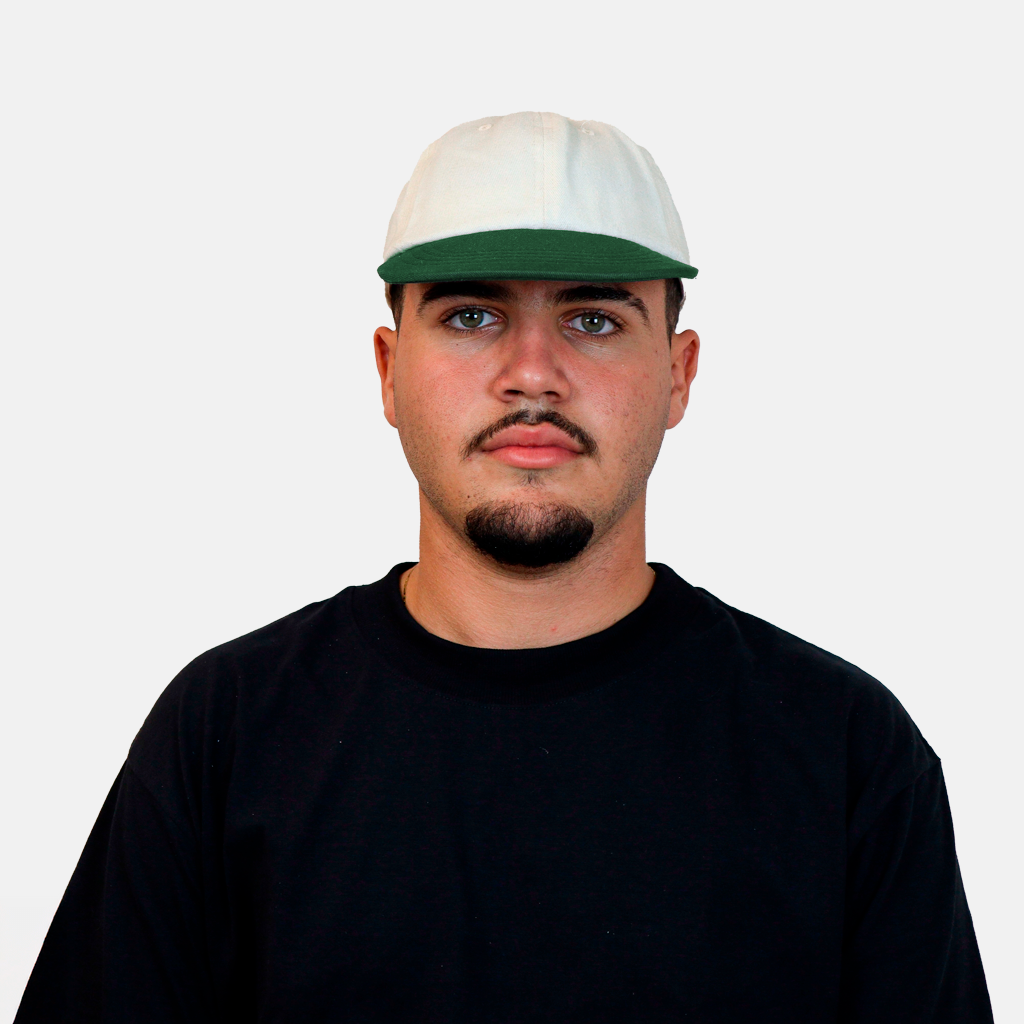 Boné Six Panel Off com Verde