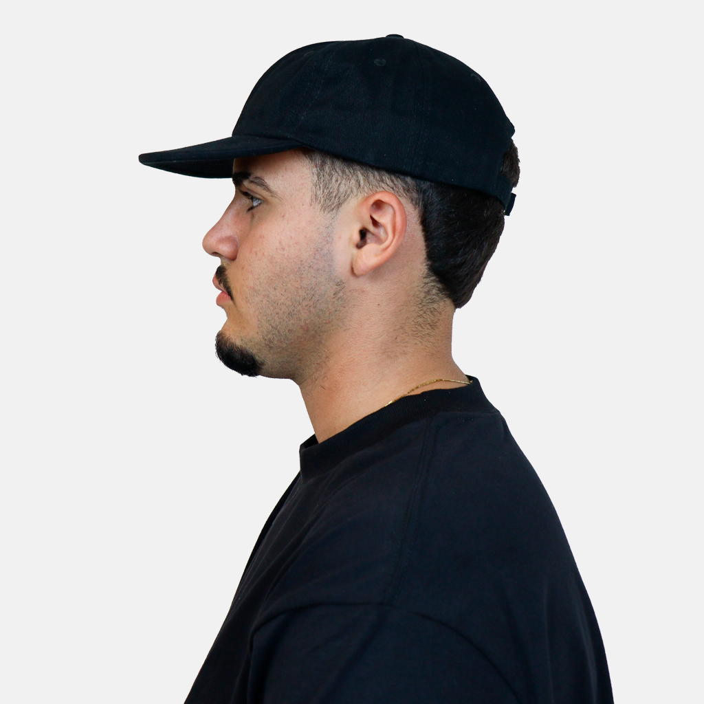 Boné Six Panel Preto