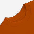 Tshirt Boxy Streetwear 100% algodão - Laranja