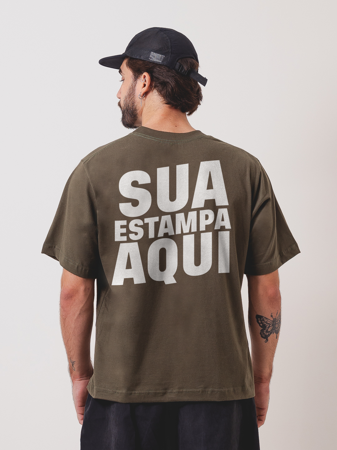 Tshirt Boxy - Personalizável DTF