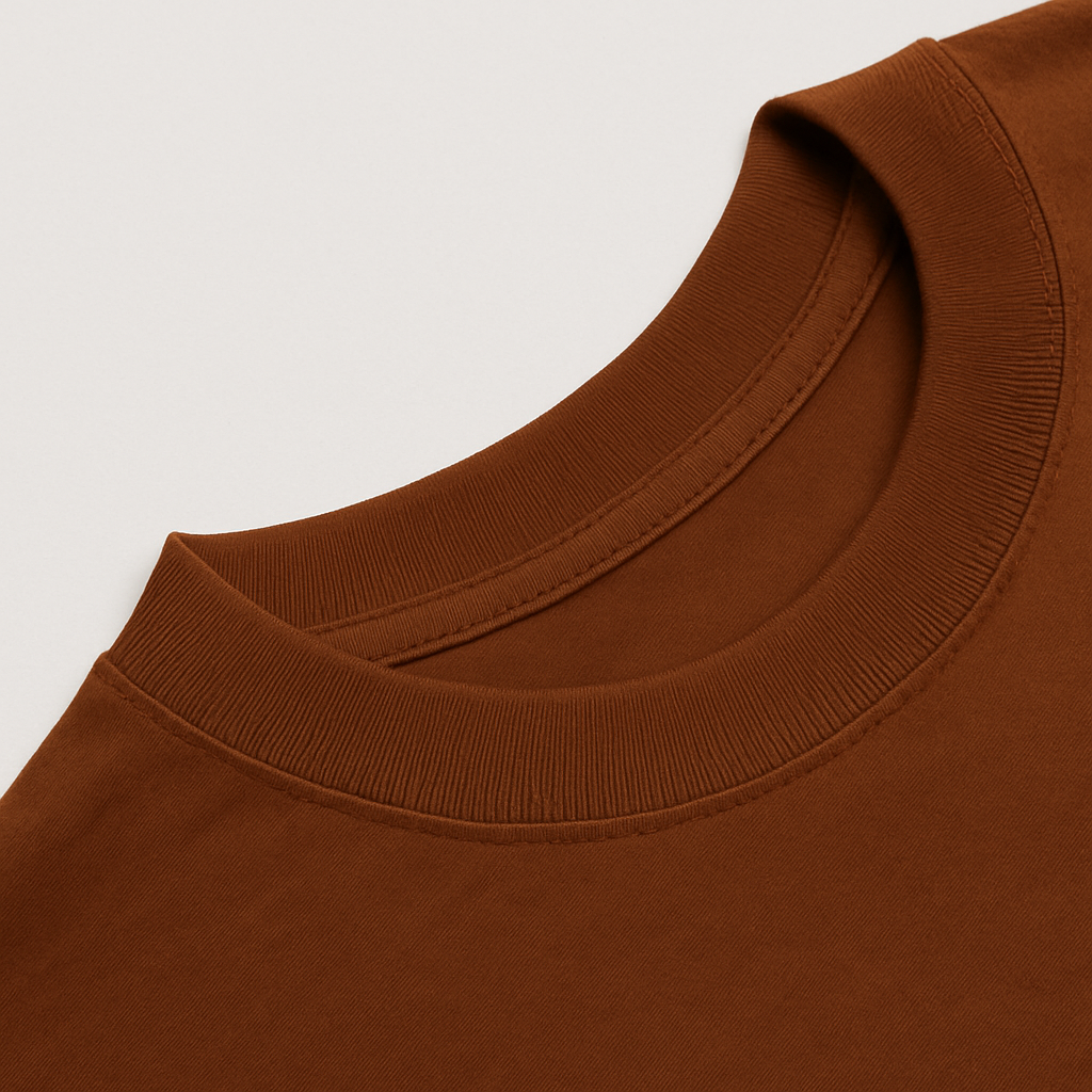 Tshirt Boxy - Marrom Carvalho