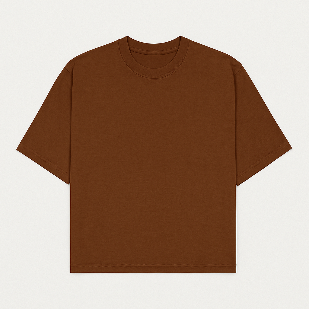 Tshirt Oversized - Marrom 2029